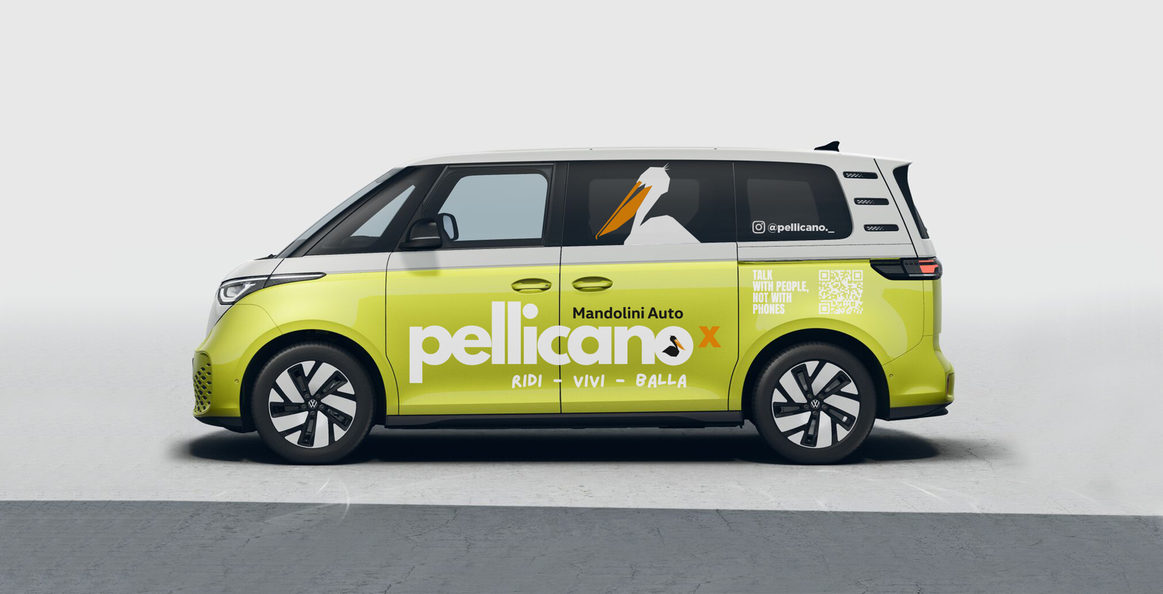 Car Wrapping Volkswagen ID Buzz per Il Pellicano
